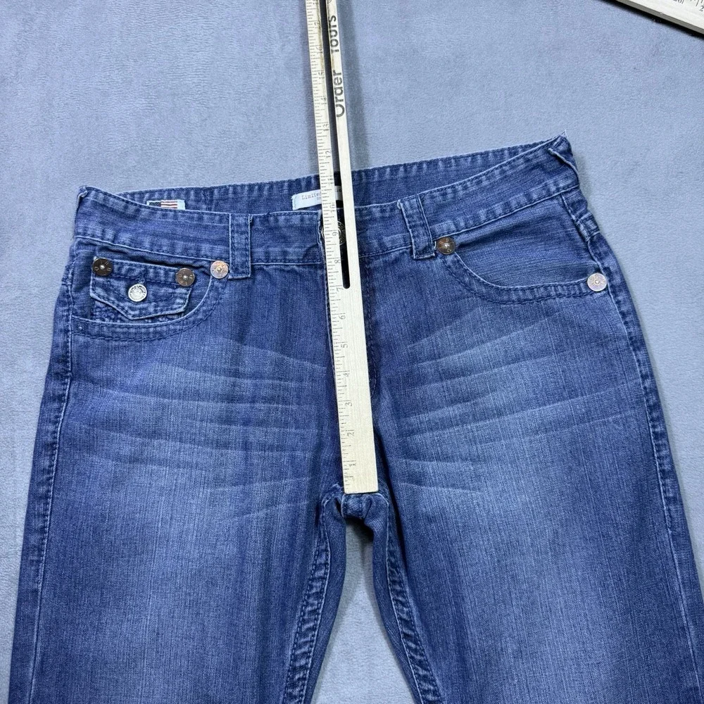 VINTAGE True Religion Jeans Mens 36x32 LIMITED EDITION Made In USA Stretch Denim